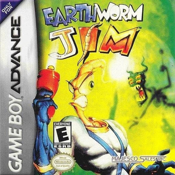 Earthworm Jim Nintendo Game Boy Advance Game - Gandorion Games
