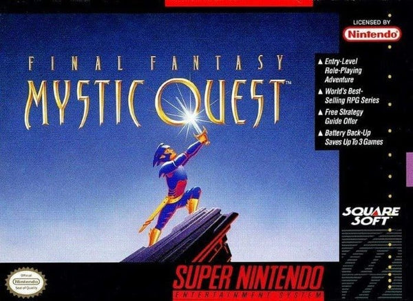 Final Fantasy: Mystic Quest Super Nintendo Video Game SNES