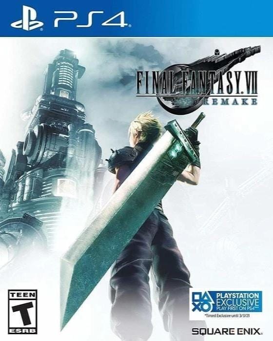 Final Fantasy VII Remake Sony PlayStation 4 Video Game PS4 - Gandorion Games