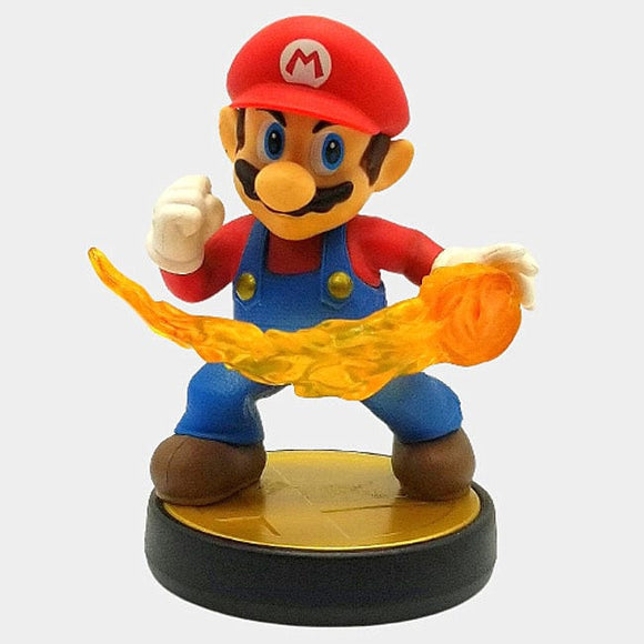 Fireball Mario Amiibo Super Smash Bros. Nintendo Figure - Gandorion Games