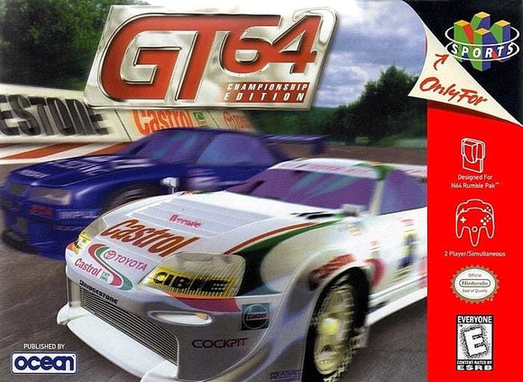 GT 64 Championship Edition Nintendo 64 Video Game N64 - Gandorion Games
