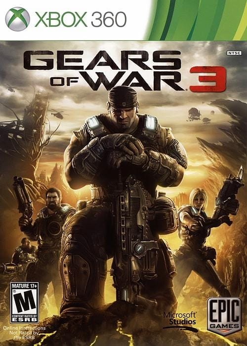 Gears of War 3 Microsoft Xbox 360 Video Game - Gandorion Games