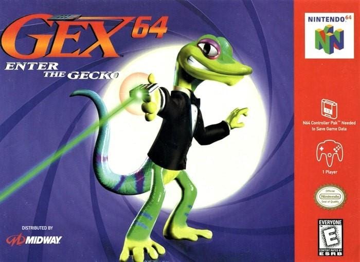 Gex 64: Enter the Gecko Nintendo 64 Video Game N64 - Gandorion Games