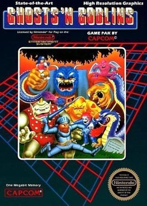 Ghost 'N Goblins Nintendo NES Video Game - Gandorion Games