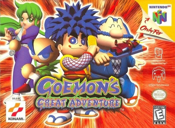 Goemon's Great Adventure - Nintendo 64 Game