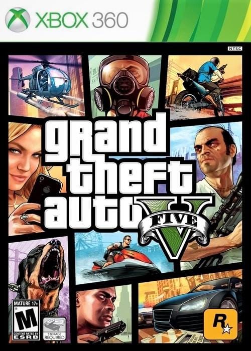 Grand Theft Auto V Microsoft Xbox 360 Game - Gandorion Games