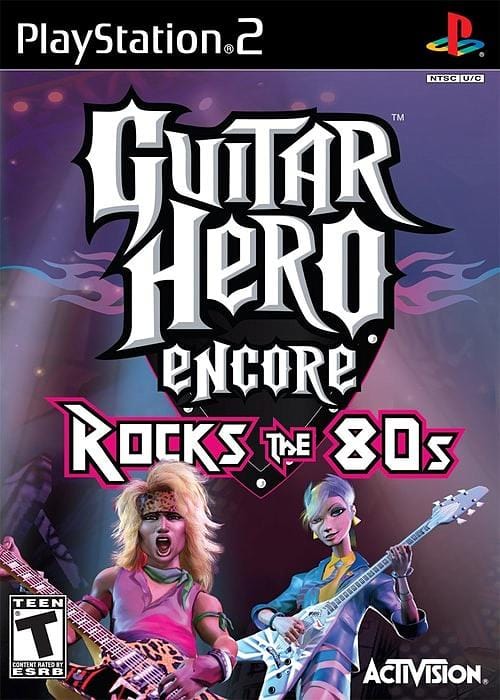 Guitar Hero Encore Rocks the 80s Sony PlayStation 2 Game - Gandorion Games