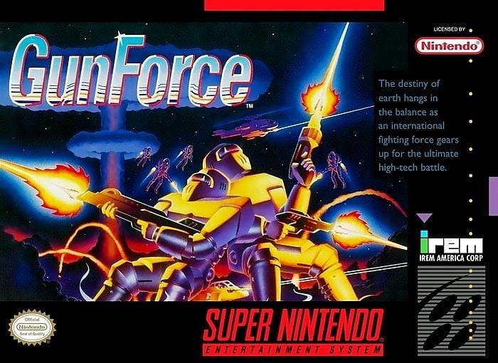 GunForce Super Nintendo Video Game SNES - Gandorion Games