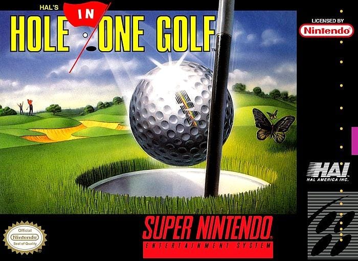 HAL's Hole in One Golf Super Nintendo Video Game SNES - Gandorion Games