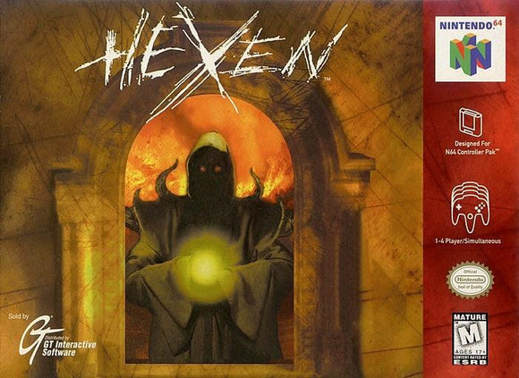 Hexen Nintendo 64 Video Game N64 - Gandorion Games