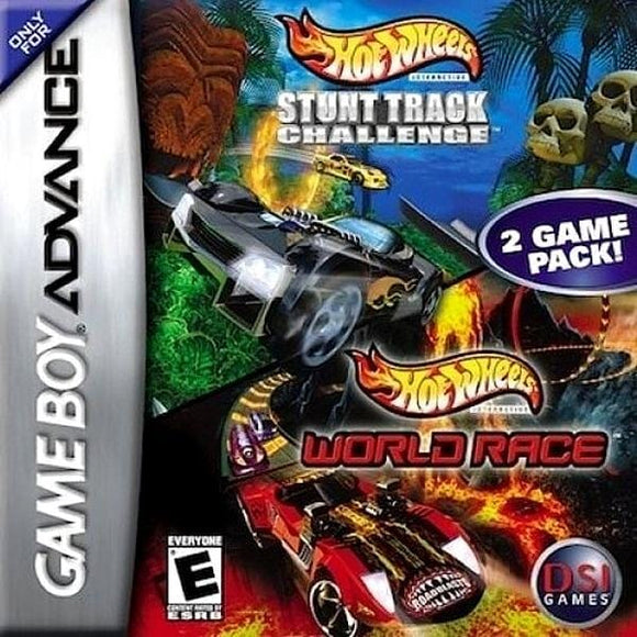 Hot Wheels Stunt Track Challenge  Hot Wheels World Race Nintendo Game Boy Advance GBA - Gandorion Games
