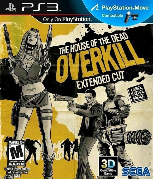 The House of the Dead Overkill - Extended Cut Sony PlayStation 3 Game PS3 - Gandorion Games