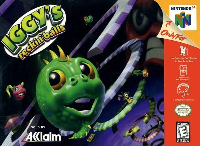 Iggy's Reckin' Balls Nintendo 64 Video Game N64 - Gandorion Games