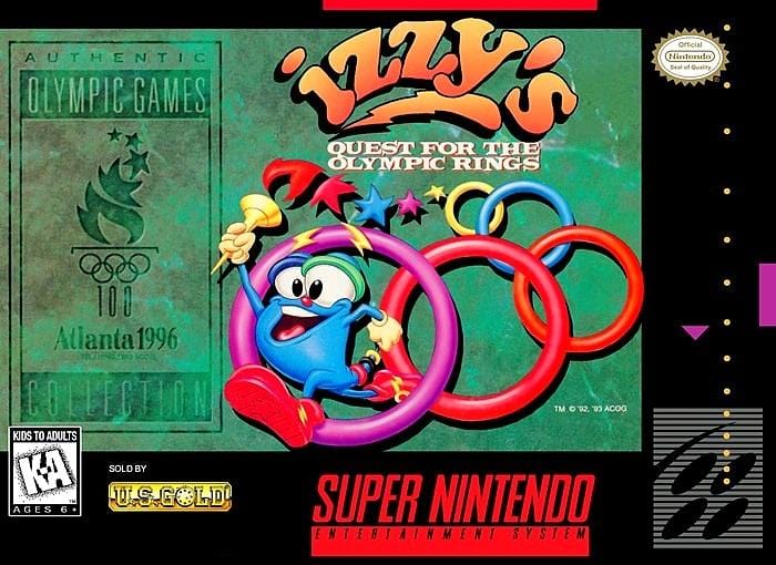 Izzy's Quest for the Olympic Rings Super Nintendo Video Game SNES - Gandorion Games