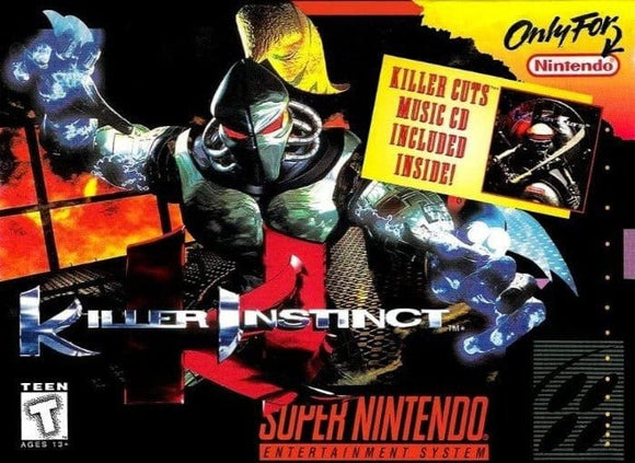 Killer Instinct Super Nintendo Video Game SNES - Gandorion Games