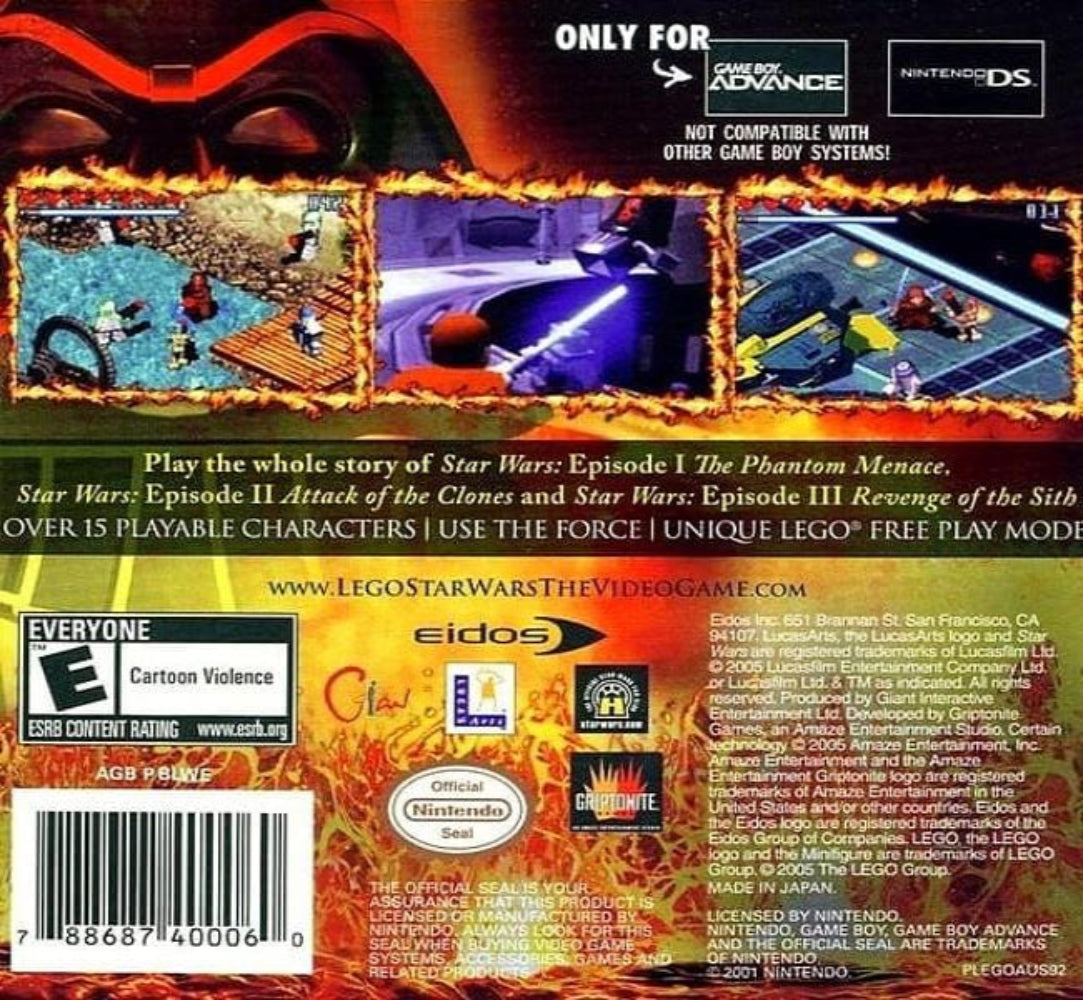Game Boy Advance Lego Star Wars Free Download LEGO Star Wars: The