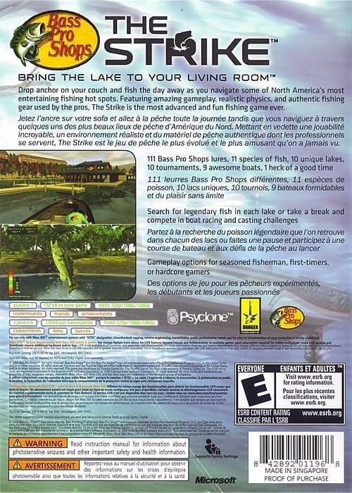bass pro shop xbox 360 lures Bass Pro Shops: The Strike