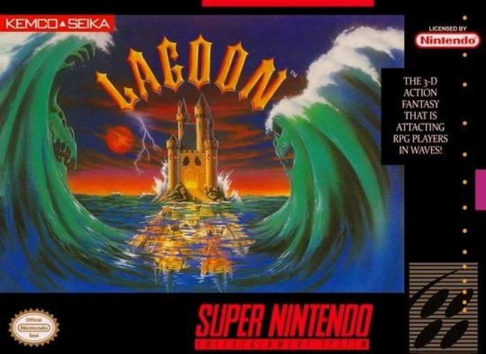 Lagoon Super Nintendo Video Game SNES - Gandorion Games