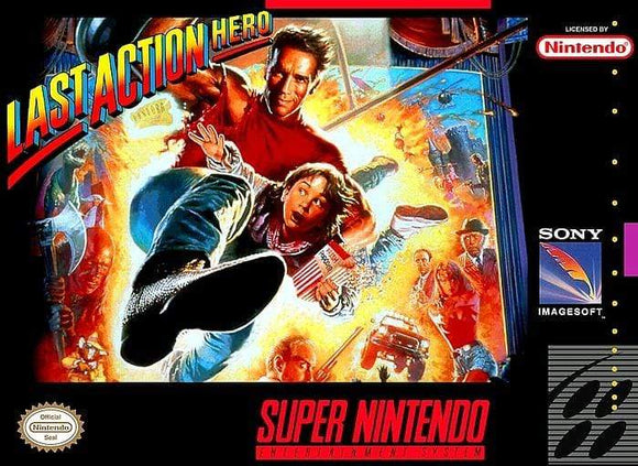 Last Action Hero Super Nintendo Video Game SNES - Gandorion Games