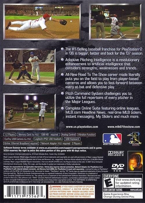 MLB 07: The Show - PlayStation 2 (PS2) Game