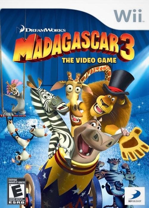 Madagascar 3 The Video Game Nintendo Wii - Gandorion Games