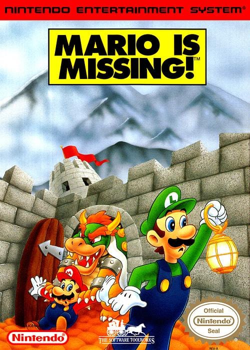 Mario is Missing Nintendo NES Video Game