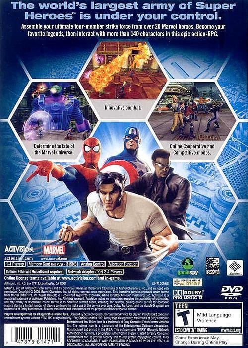 avengers game ps2