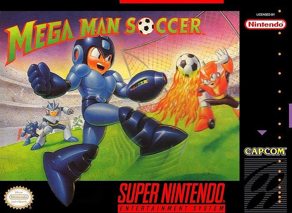 Mega Man Soccer Super Nintendo Video Game SNES - Gandorion Games
