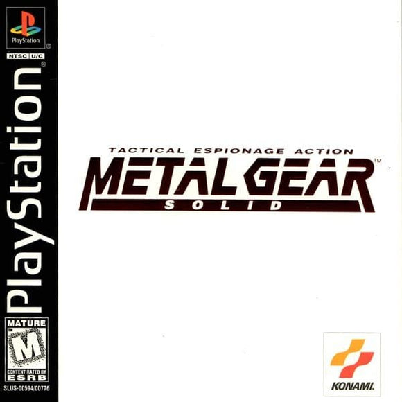 Metal Gear Solid Sony PlayStation - Gandorion Games