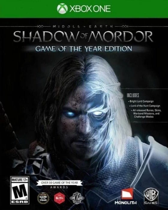 Middle-earth: Shadow of Mordor - Game of the Year Edition Microsoft Xbox One - Gandorion Games