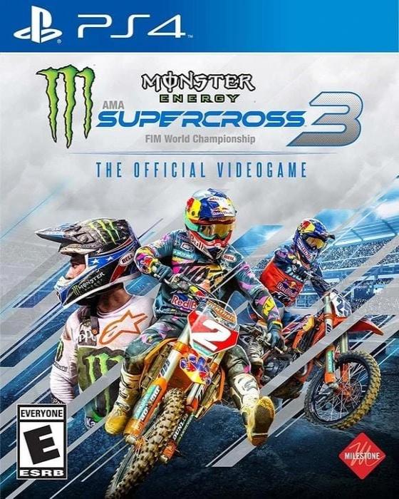 Monster Energy Supercross 3 The Official Videogame - Sony Playstation 4 Game - Gandorion Games