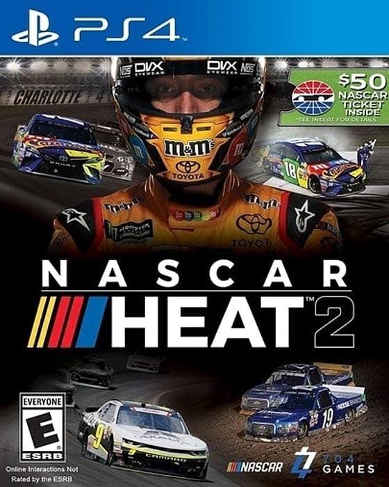 NASCAR Heat 2 Sony PlayStation 4 Video Game PS4 - Gandorion Games