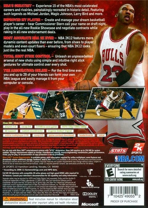 Pre-Owned - NBA 2K12 - Xbox 360 Video Game 