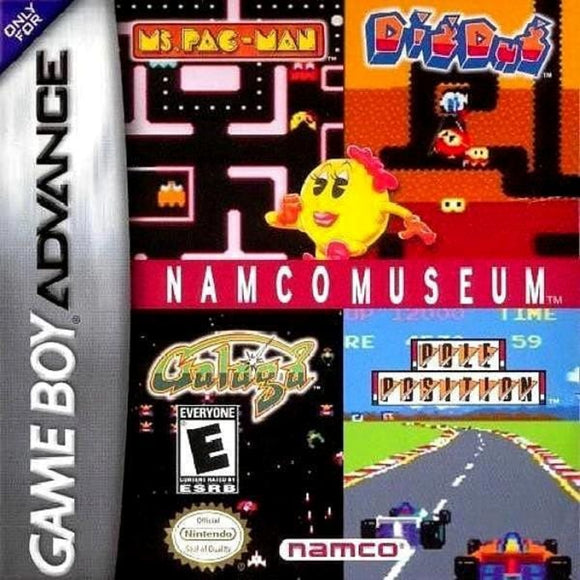 Namco Museum Nintendo Game Boy Advance.