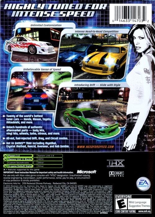 Need For Speed Underground 2 N Xbox