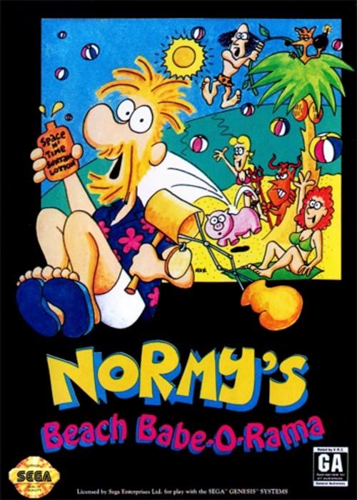 Normy's Beach Babe-O-Rama Sega Genesis - Gandorion Games