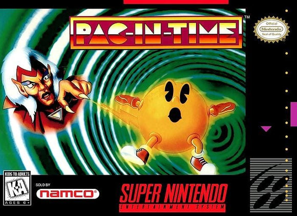 Pac-In-Time Super Nintendo Video Game SNES - Gandorion Games