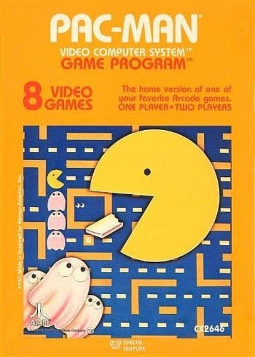 Pac-Man Atari 2600 Game - Gandorion Games
