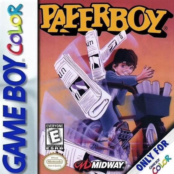 Paperboy Nintendo Game Boy Color Video Game - Gandorion Games