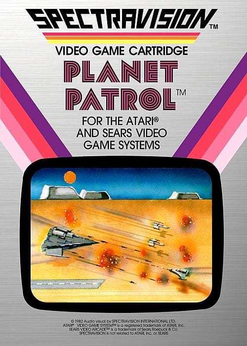 Planet Patrol Atari 2600 Video Game - Gandorion Games