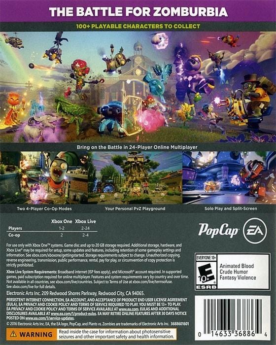 Plants vs Zombies: Garden Warfare 2 is getting a solo mode and a