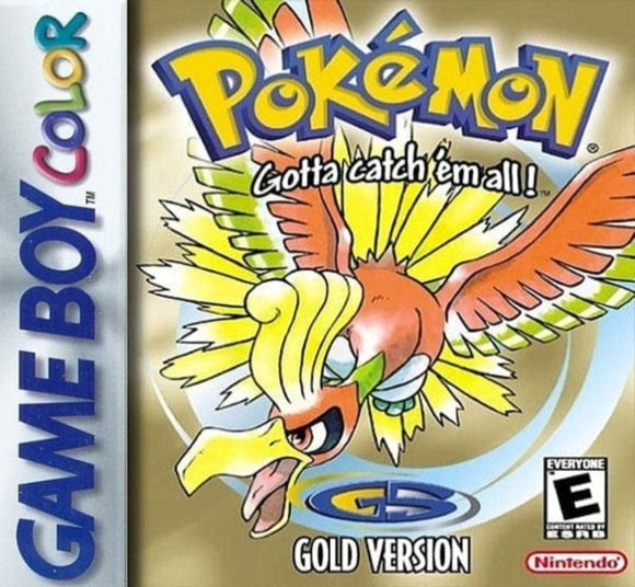 Pokemon Gold Version Nintendo Game Boy Color.