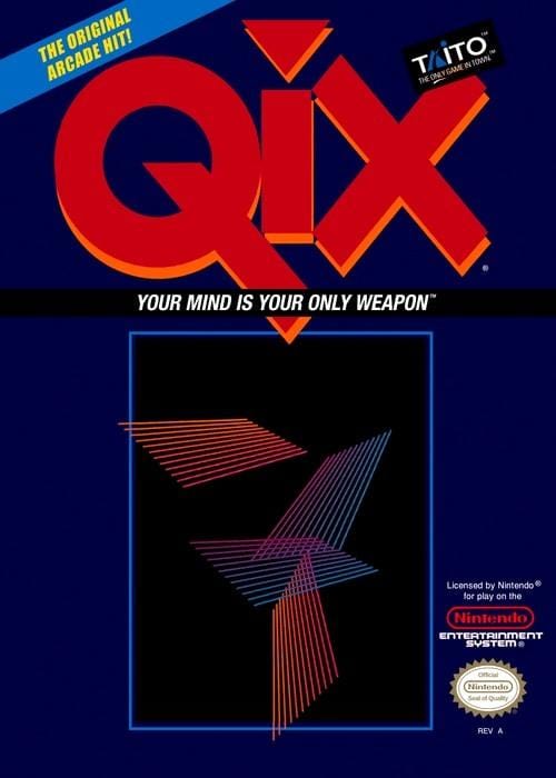 Qix Nintendo NES Video Game - Gandorion Games