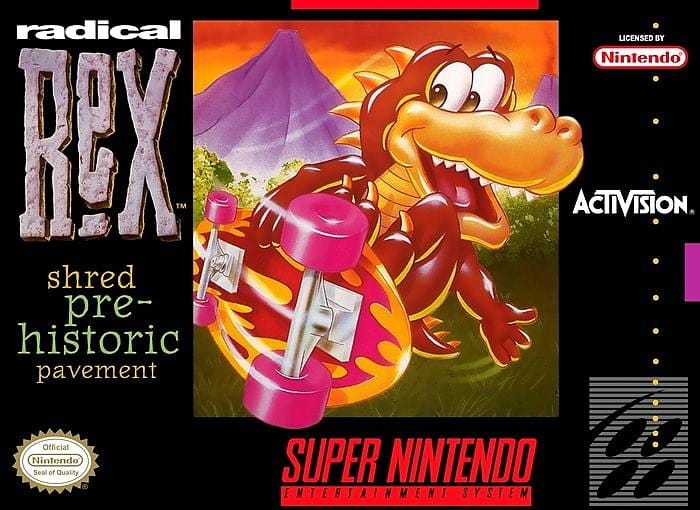 Radical Rex Super Nintendo Video Game SNES - Gandorion Games