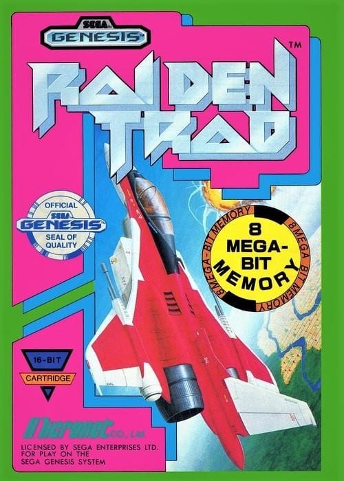 Raiden Trad Sega Genesis - Gandorion Games