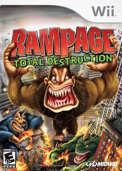 Rampage: Total Destruction Nintendo Wii Video Game - Gandorion Games