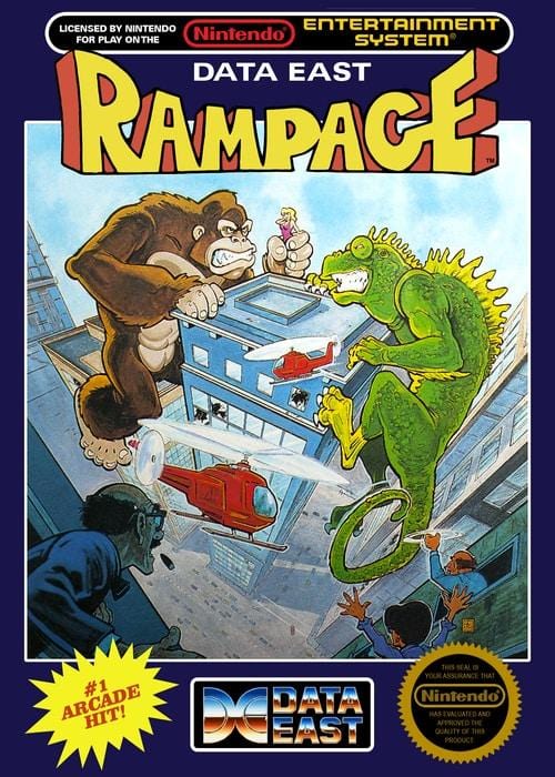 Rampage Nintendo NES Video Game - Gandorion Games