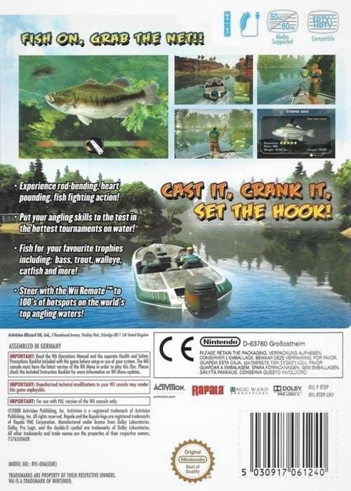 Rapala's Fishing Frenzy - Nintendo Wii – Gandorion Games