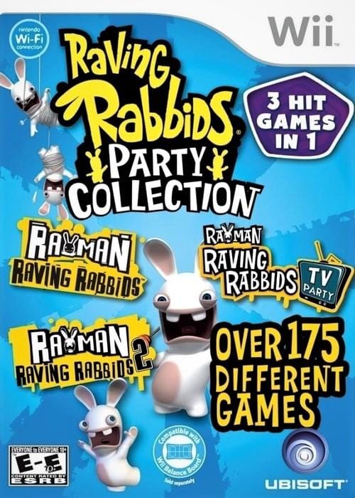 Raving Rabbids Party Collection Nintendo Wii Video Game - Gandorion Games