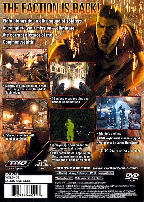 Red Faction II - PlayStation 2 – Gandorion Games
